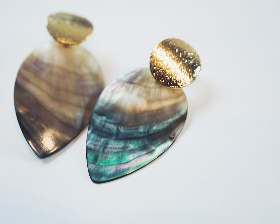サムネイル： TEARS MOON GEM | PIERCED EARRINGS