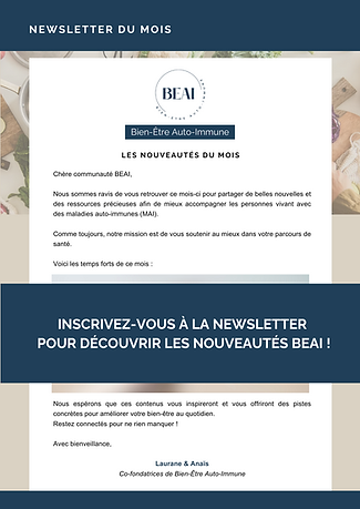 Inscrivez-vous à la Newsletter de BEAI