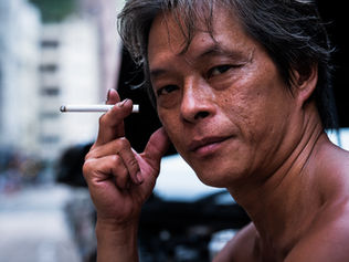 Street Portrait by Dan Cotton Photography: "Pause"