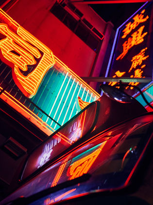 Street Art by Dan Cotton Photography: "Last Ride From Neon"