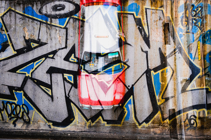 Hong Kong Street Art by Dan Cotton Photography: "Tagged and for Hire"