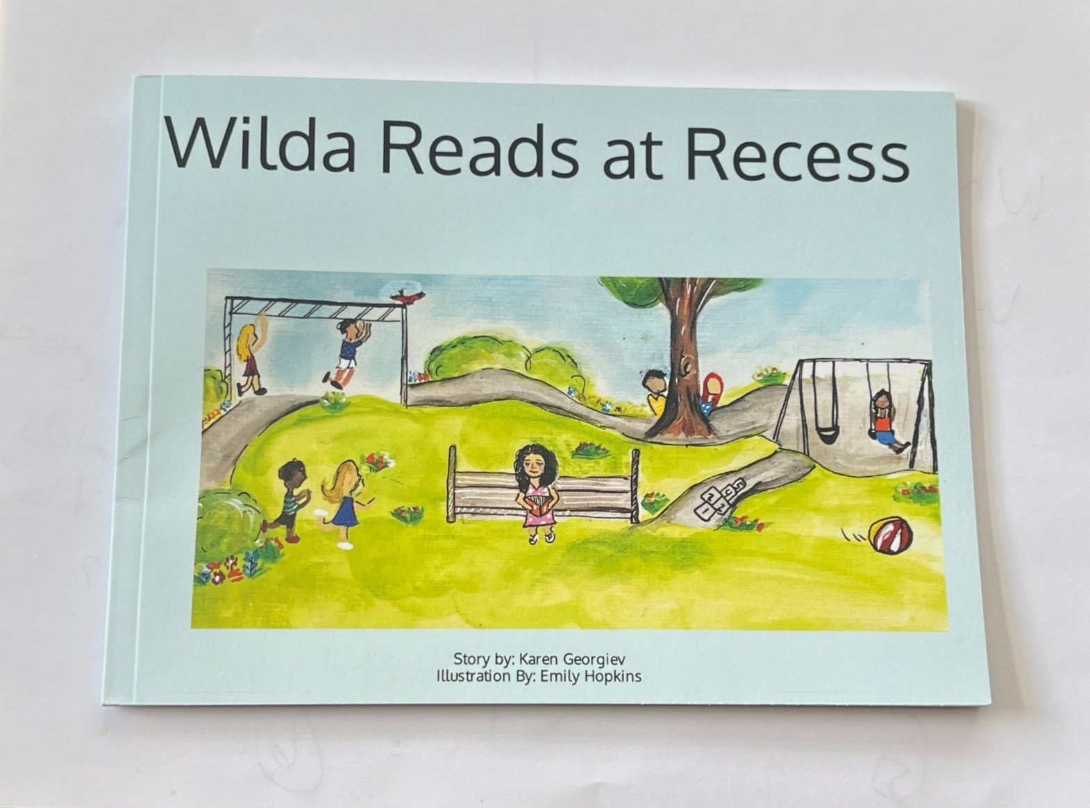 Wilda Reads at Recess