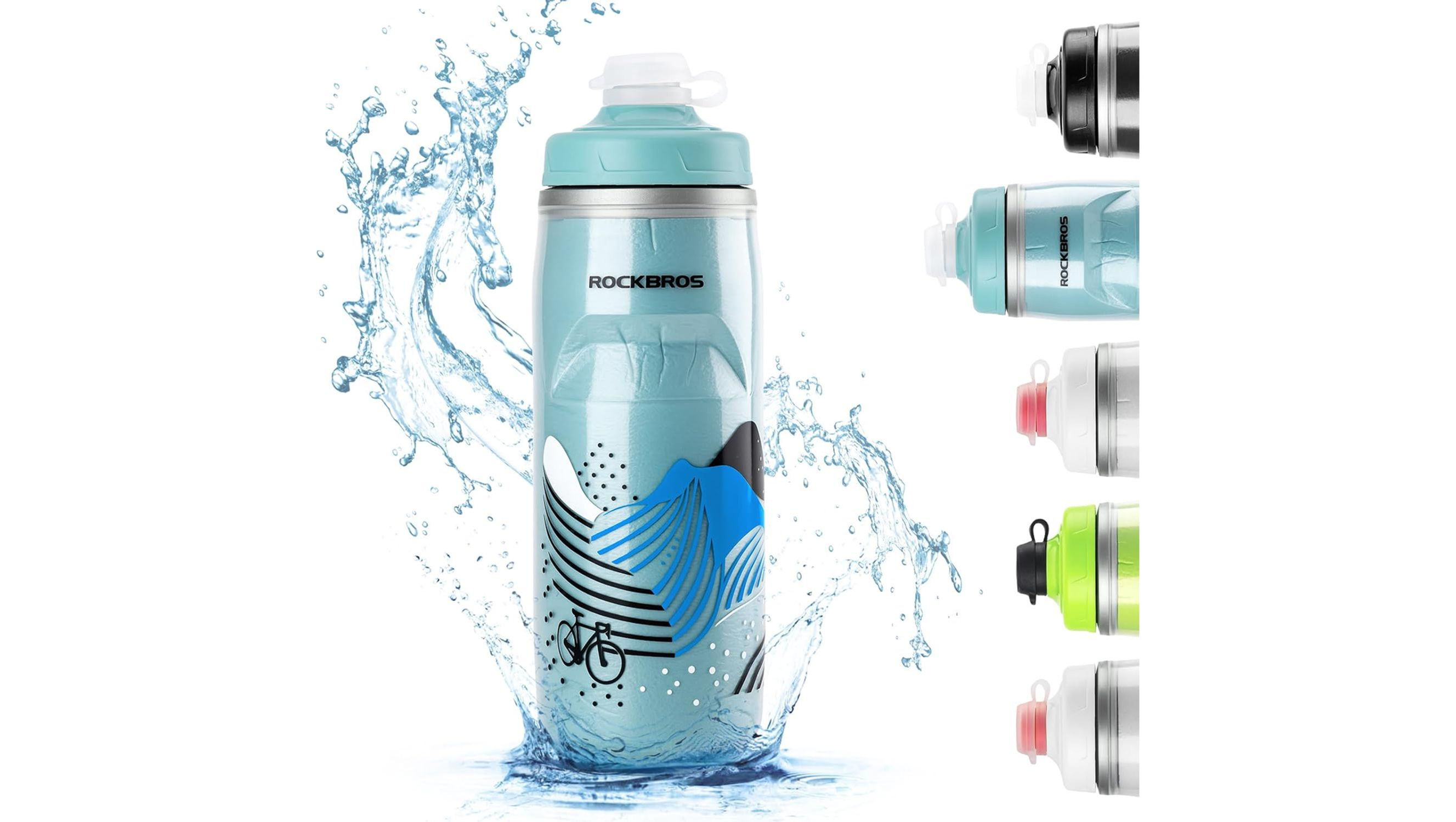 Термо фляга для велосипеда Rockbros 0,62 л blue