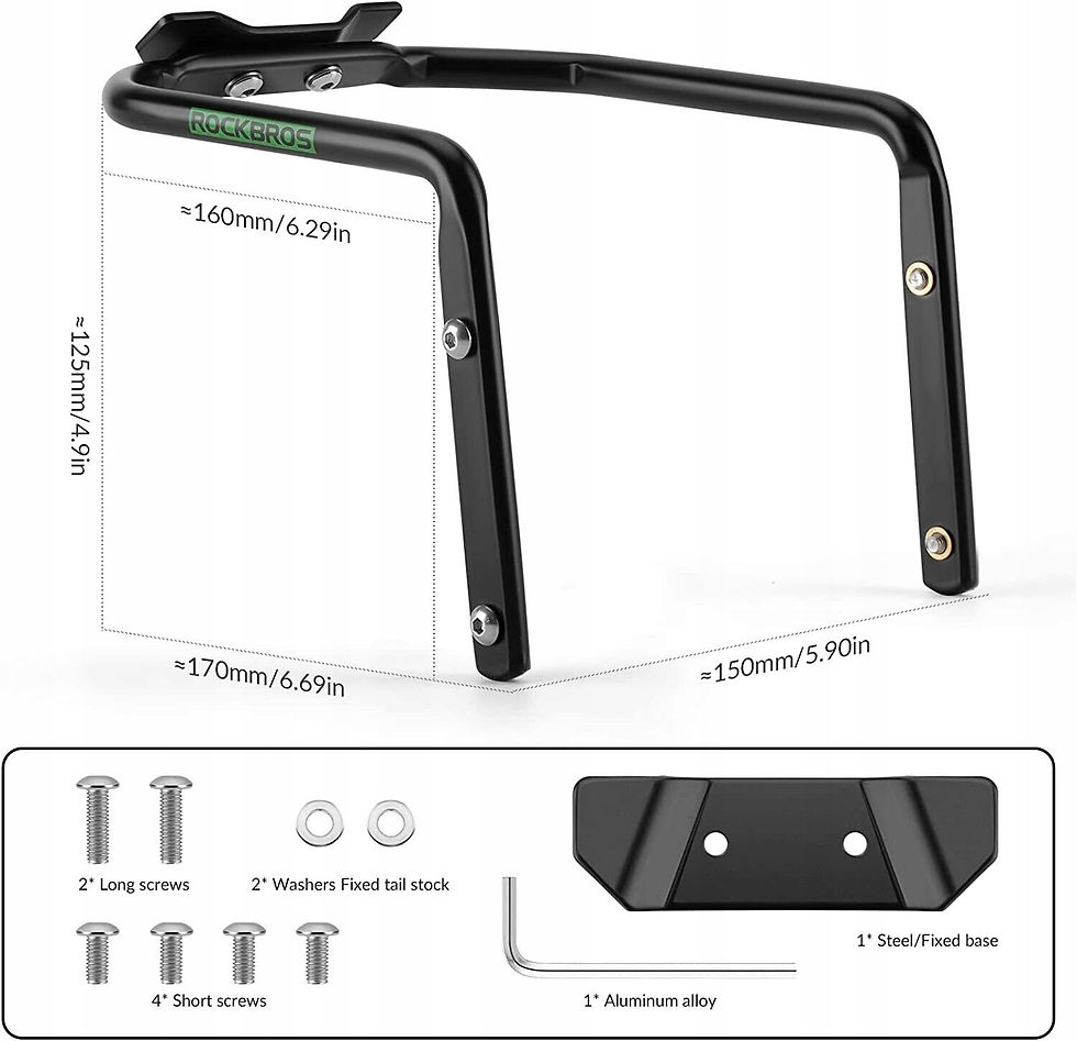 Миниатюра: Фляготримач під сідло велосипеда - стабілізатор задньої велосумки Rockbros