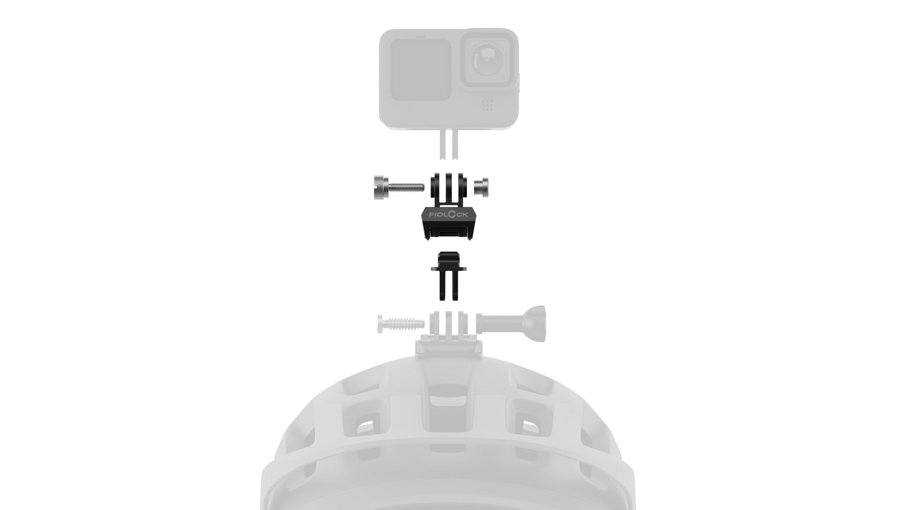 Быстросьемное крепление для экшн камеры PINCLIP от FIDLOCK
