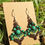 Miniature : Boucle d'oreilles Flore - Malachite 