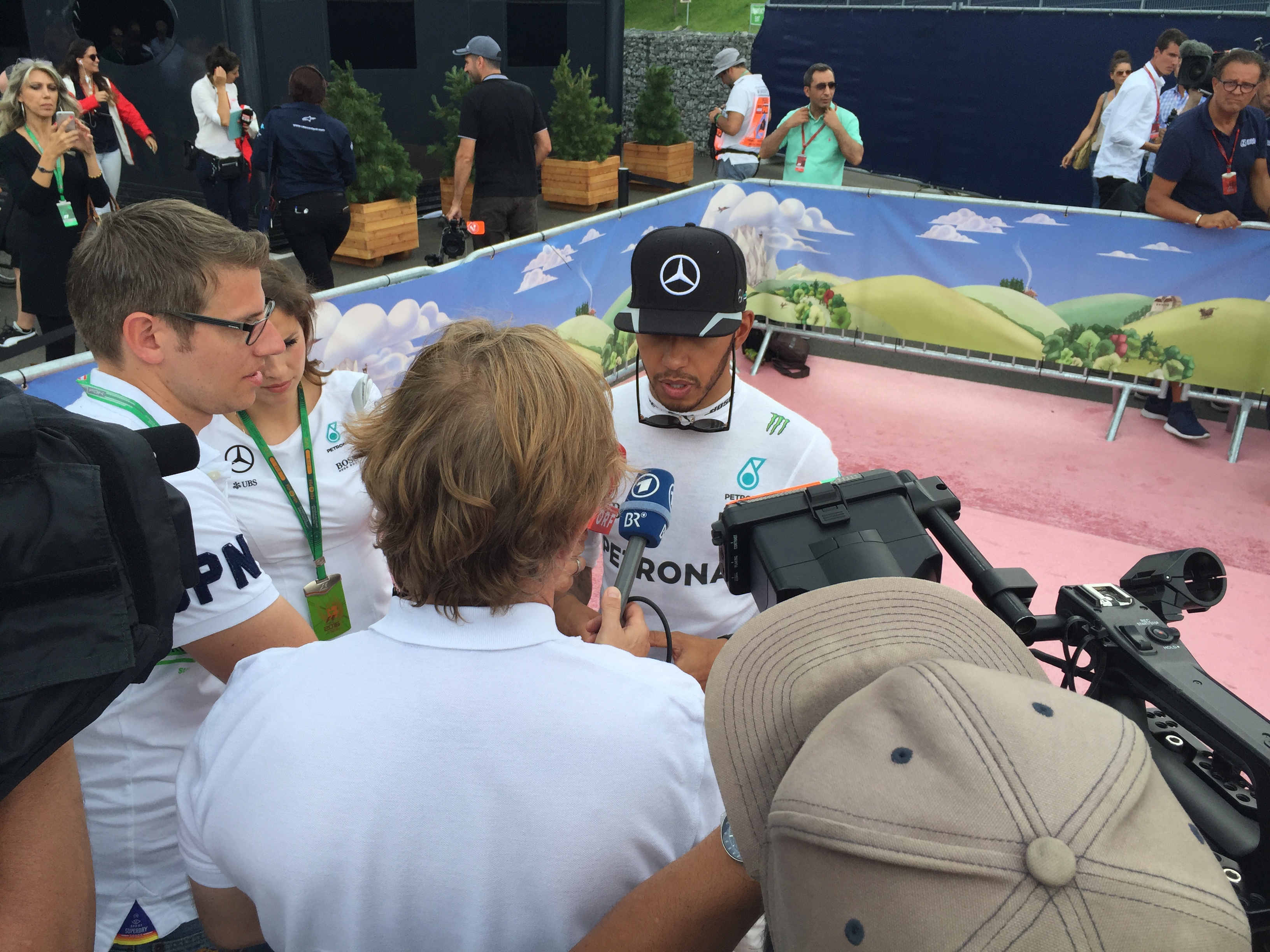Formel 1 Spielberg: Lewis Hamilton Presse