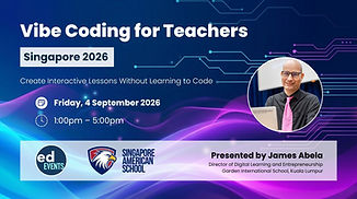 Vibe Coding for Teachers - Singapore 2026