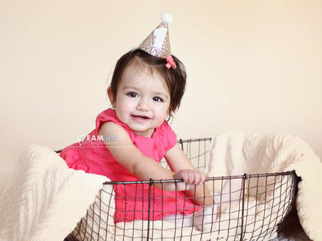 Smash Cake Session| Isabelle Is ONE! | Burlington NC Baby & Children's Photograp