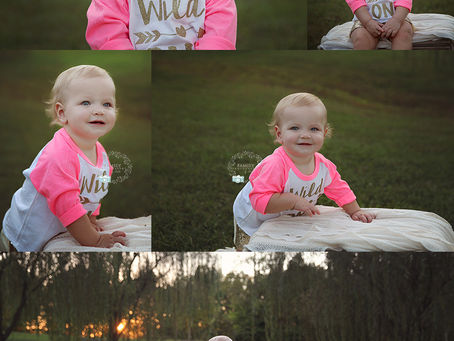 Baby| Happy First Birthday Baby A! | North Carolina Baby Photographer