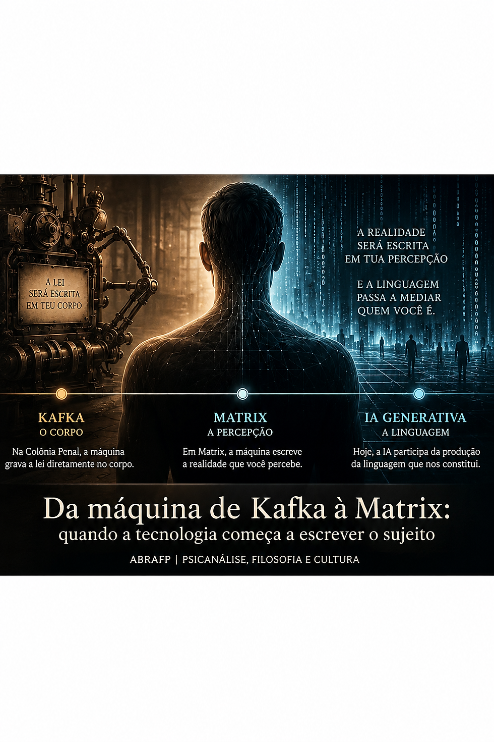 Kafka, Matrix e inteligência artificial: da inscrição da lei no corpo à mediação da percepção e da linguagem