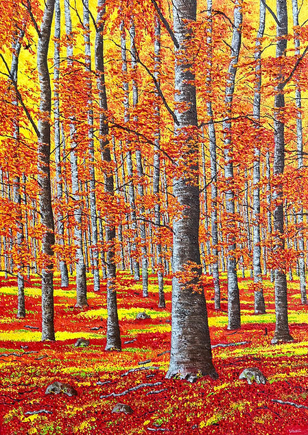 Vincent Smith Art - Crimson Autumn Trails - L313.jpg