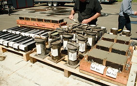 ppreparing a range of samples for comparing penetrating hydrogels against control samples for penetration depths, etc