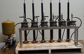 high pressure testing equipment to test permeability