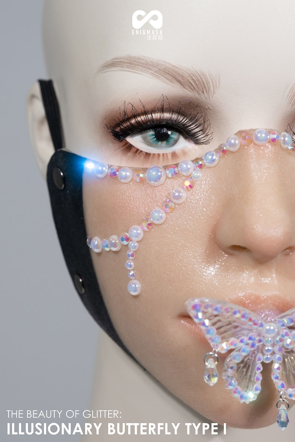 縮圖：EM01G Enigmask The Beauty Of Glitter: Illusionary Butterfly