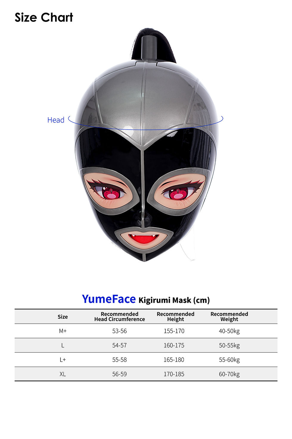 Miniature : HD-T1 YumeFace Kigurumi Mask