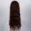 Thumbnail: J72 Dark Brown Long Curly Full Lace Front Wig