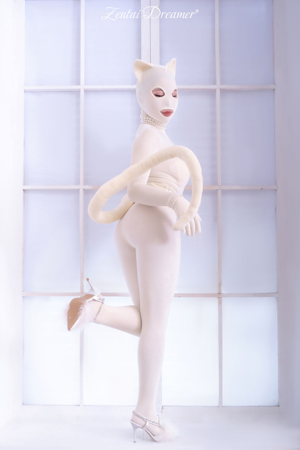 Thumbnail: ZD26 Fluffy Kitty Zentai
