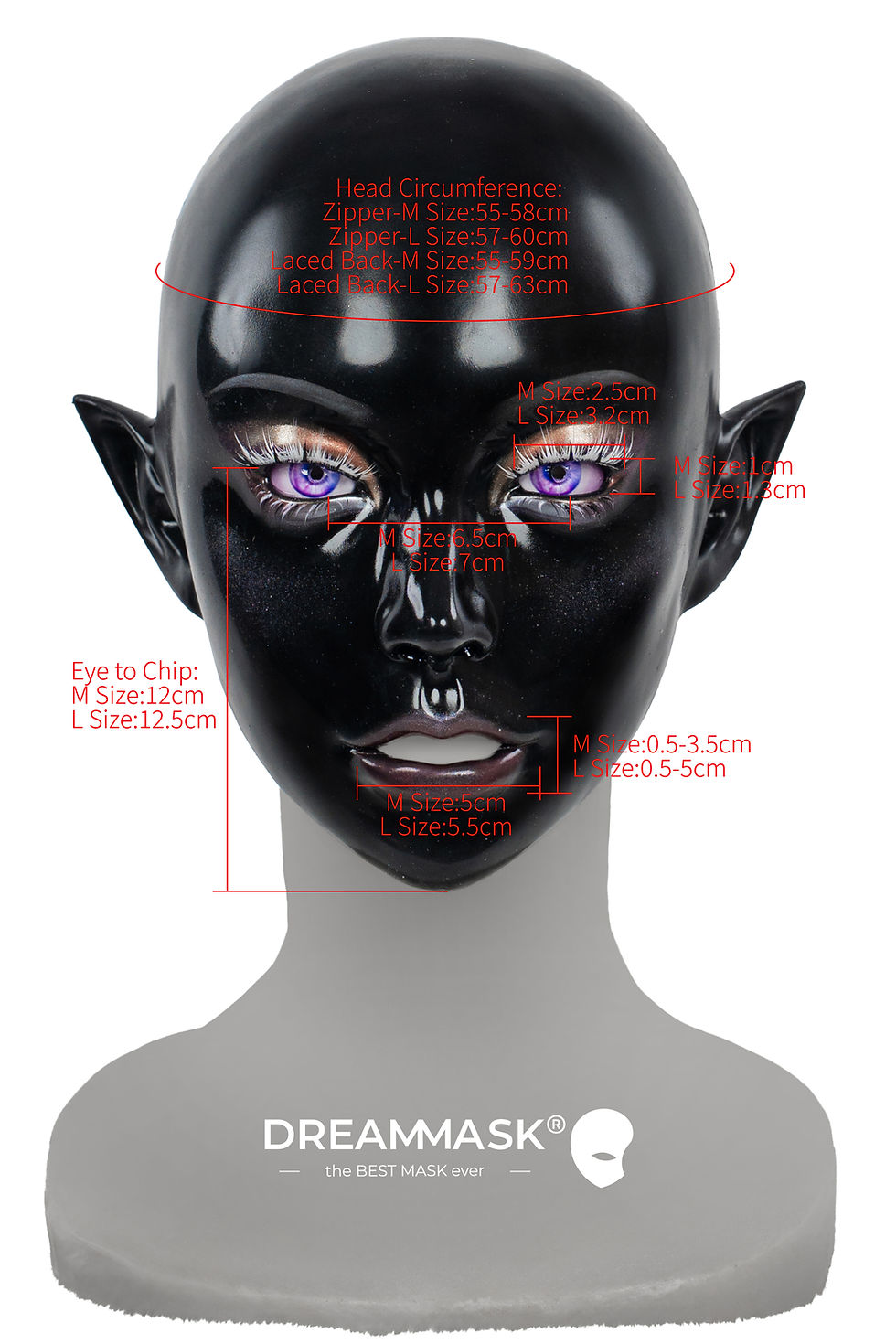 Miniaturbild: DM03B - Kara Rubber Version Desire Mask (Fullhead)