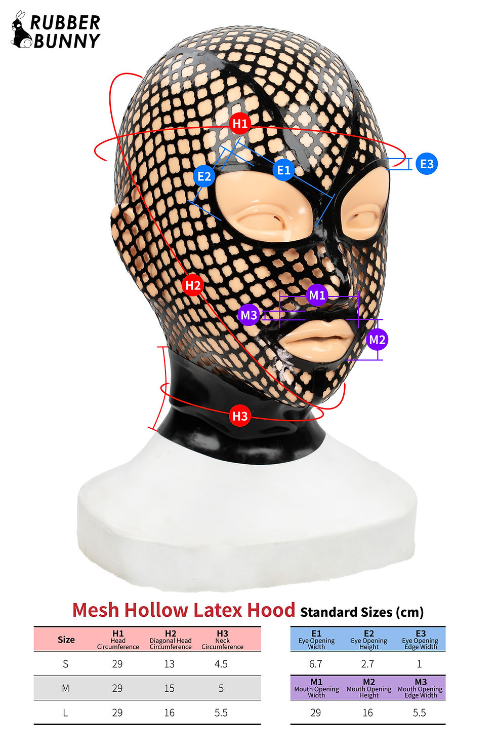 Thumbnail: Mesh Hollow Latex Hood