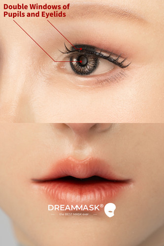 Q05 - Ching05 Normal Version Silicone Doll Mask | DreammaskStudio