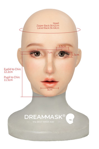 Q05 - Ching05 Normal Version Silicone Doll Mask | DreammaskStudio