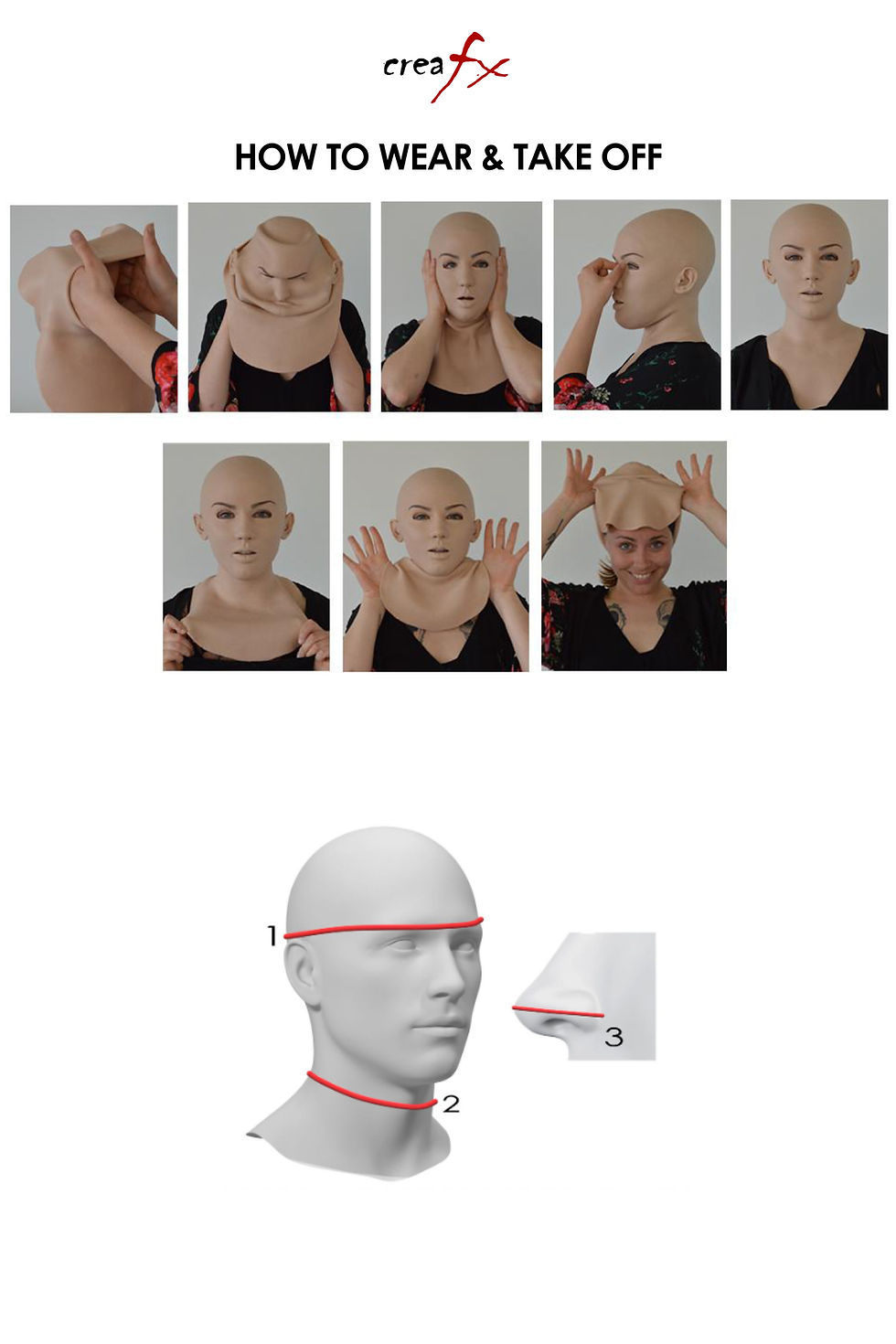 Thumbnail: Kiara Silicone Mask by Crea Fx