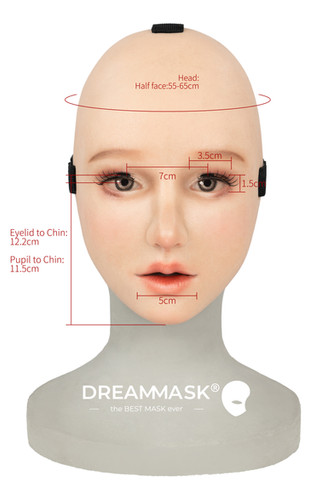 Q05 - Ching05 Normal Version Silicone Doll Mask | DreammaskStudio