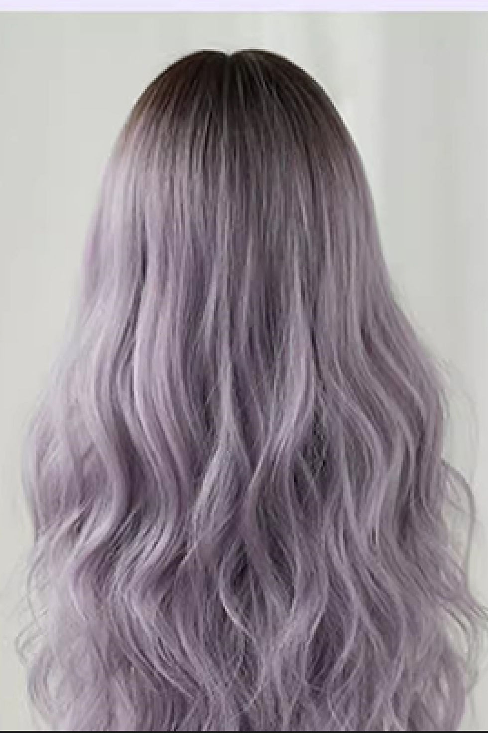 Thumbnail: J35 Grey Purple with Black TOP Long Wig