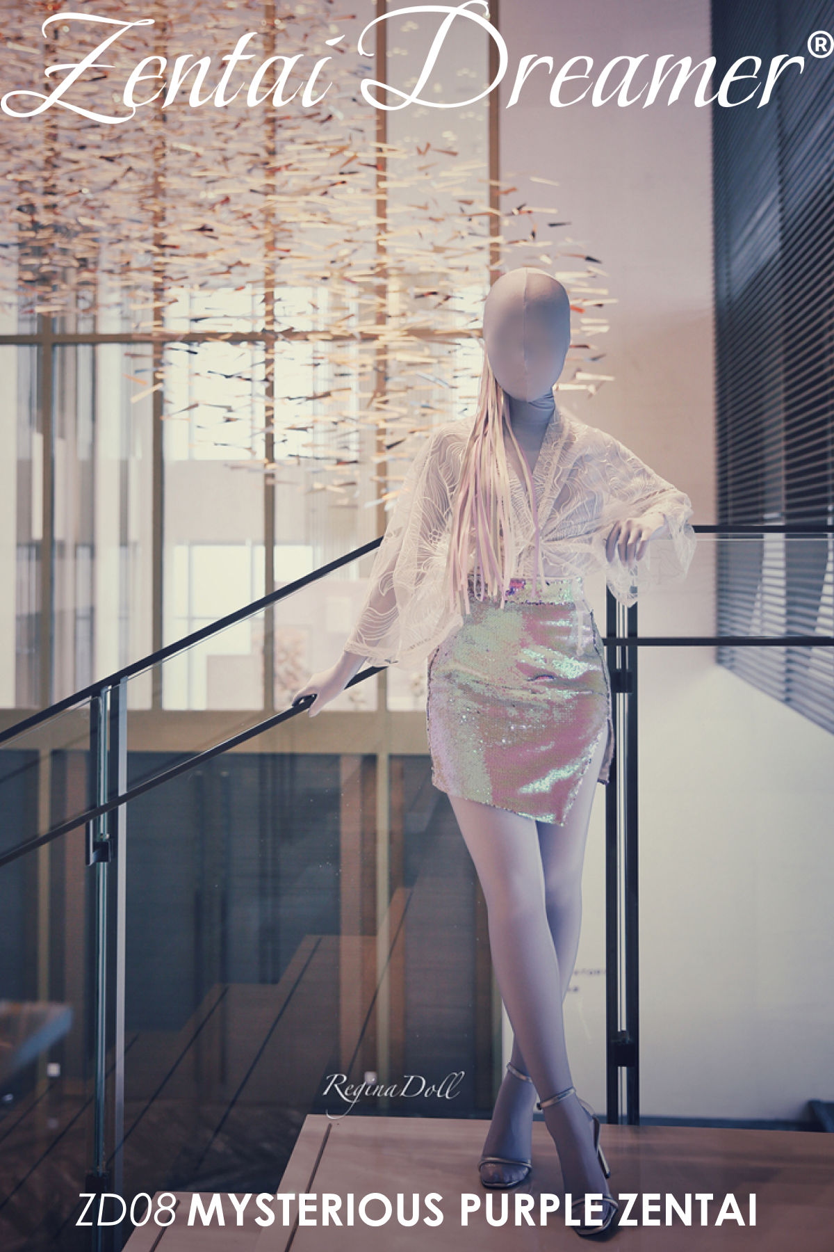 ZD08 Mysterious Purple Zentai