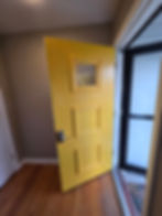 missy yellow front door