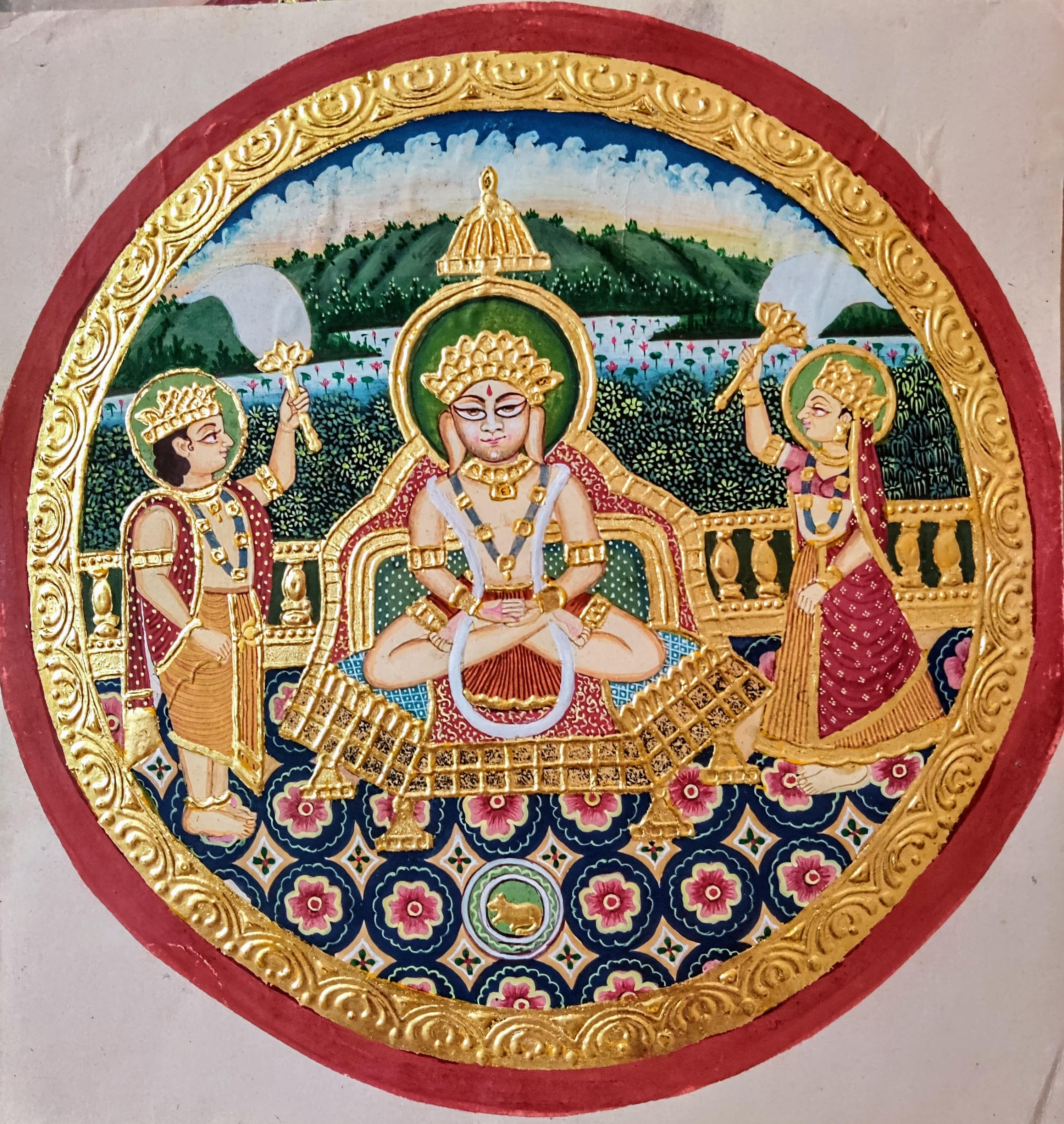 Tirthankara (Pure Leaf Gold Embossed)