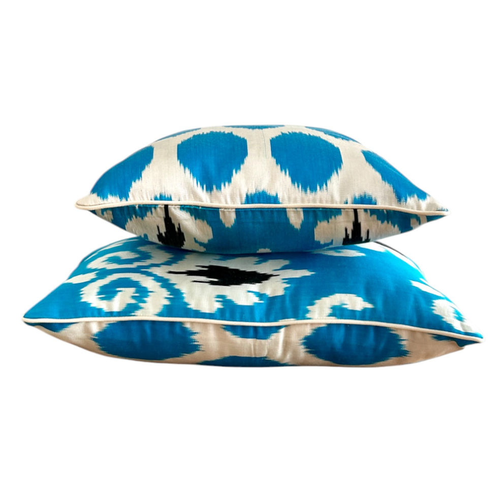 Housse de coussin réversible en soie PAROS de la marque Empires