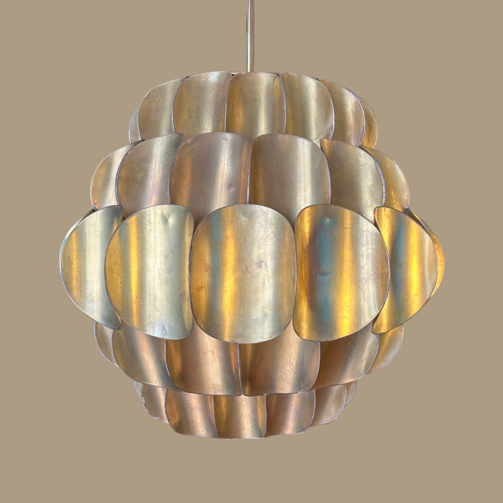 Vue générale de la suspension en laiton Gala de la marque Empires