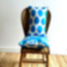 Housse de coussin réversible en soie PAROS de la marque Empires