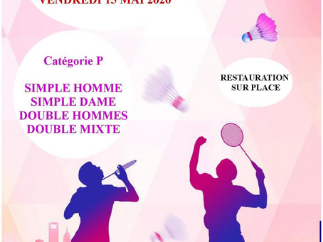 TOURNOI P MORDELLES le vendredi 15 Mai 2020