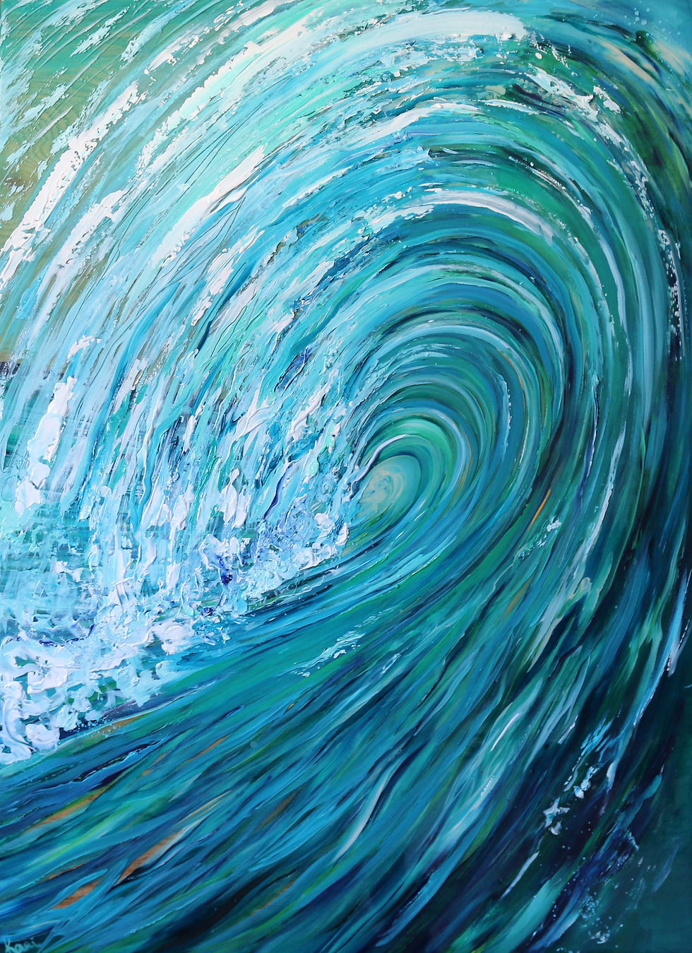 THE EMERALD SEA-Original Sold