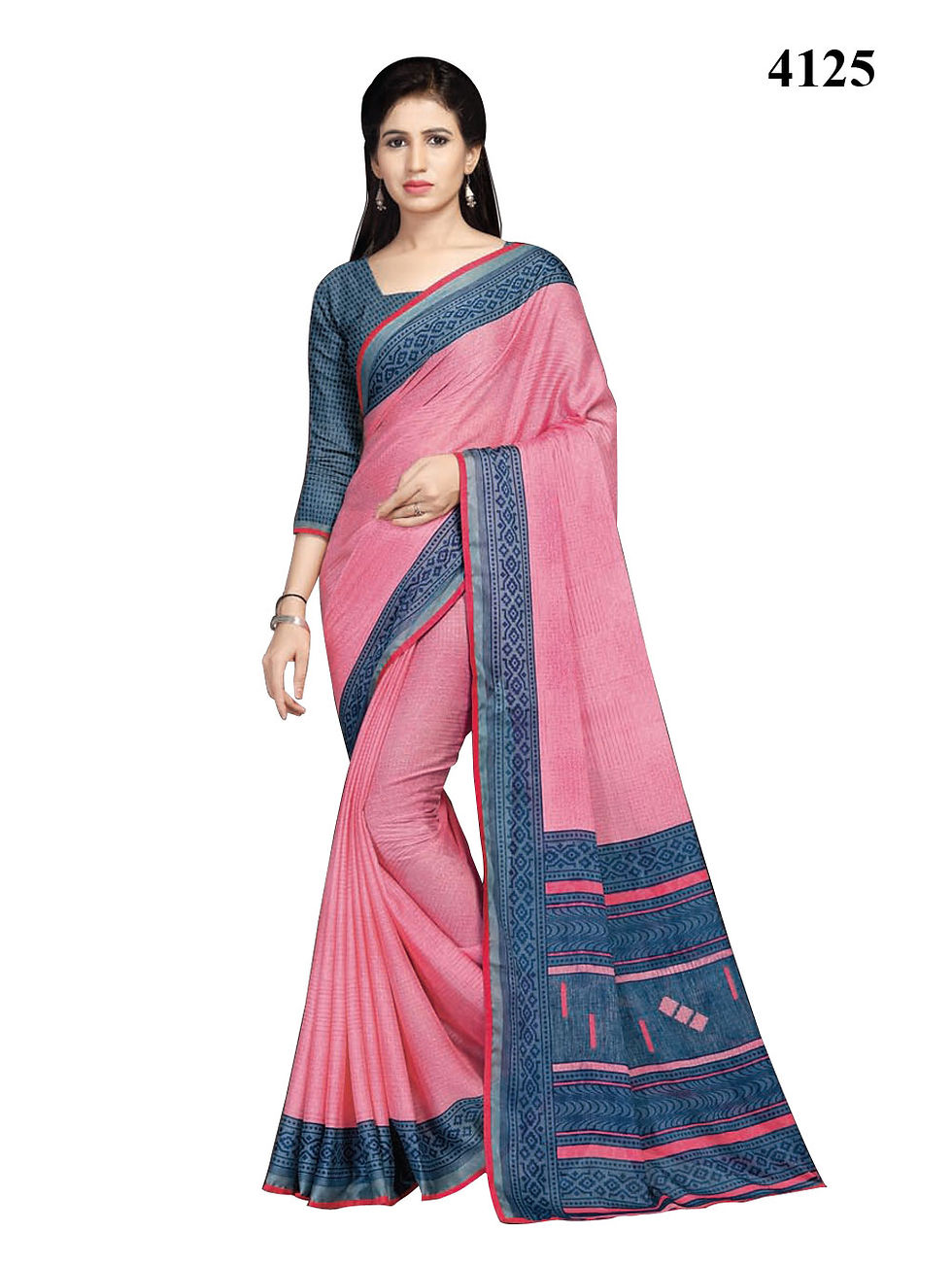 4125 Designer Dyna Silk Handloom Saree