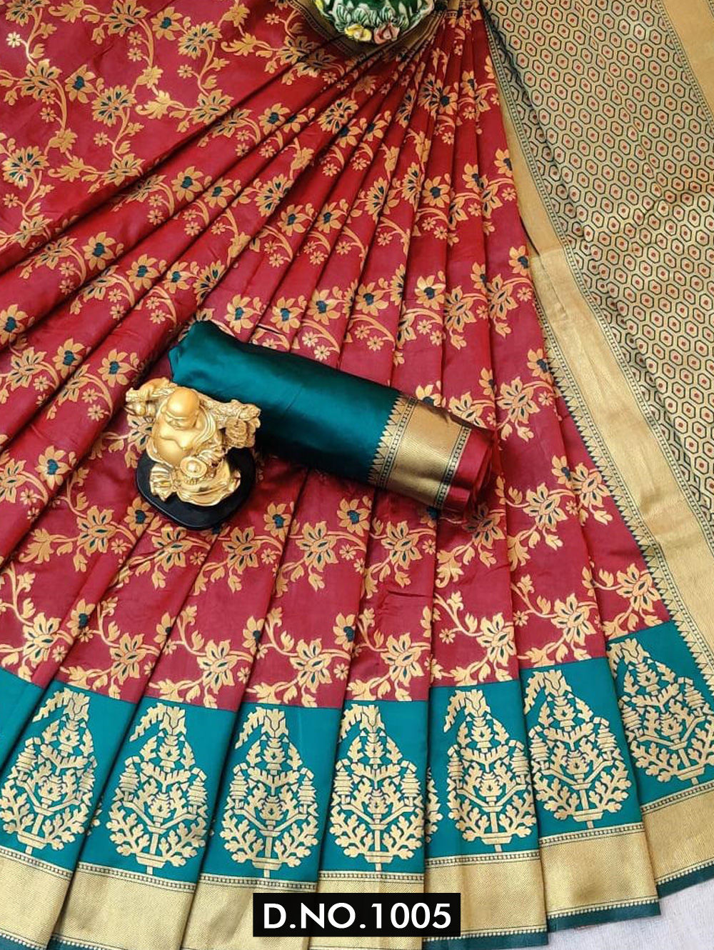 Nayantara Jari Weaving Saree