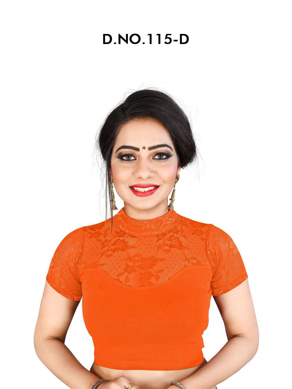 115D Feminine Ethnic Cotton Lycra Hosiery Blouse Collection