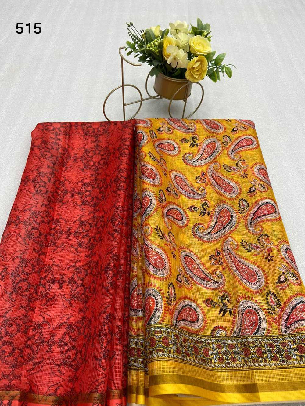 Turmeric Yellow Anamika Kota Saree