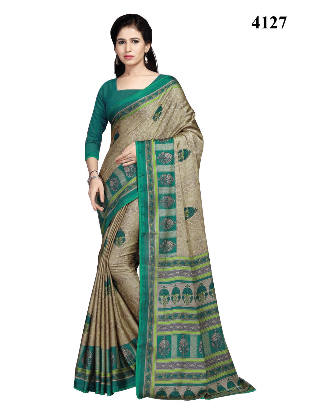 4127 Designer Dyna Silk Handloom Saree