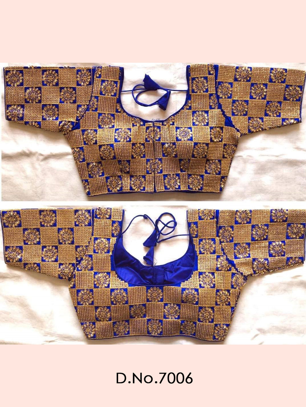 Blue Mangalam Designer Blouse