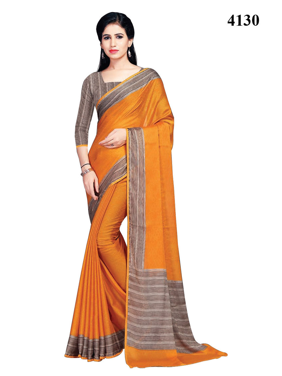 4130 Designer Dyna Silk Handloom Saree