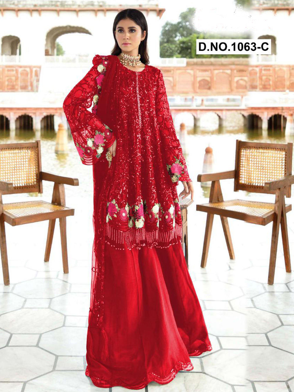 1063C Pakistani Style Designer Suit
