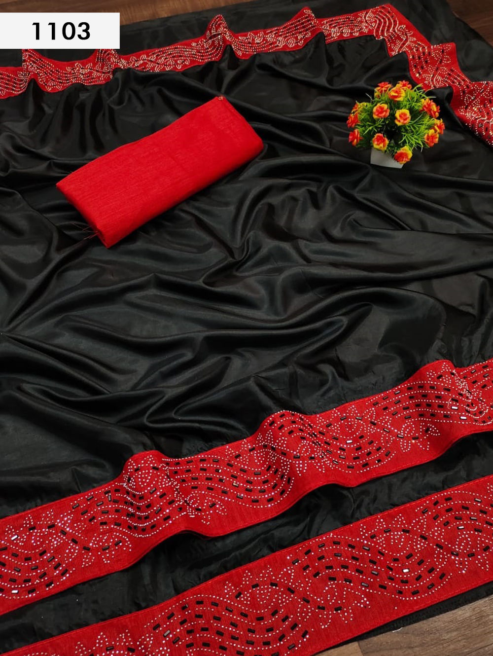 Black Suhana Designer saree