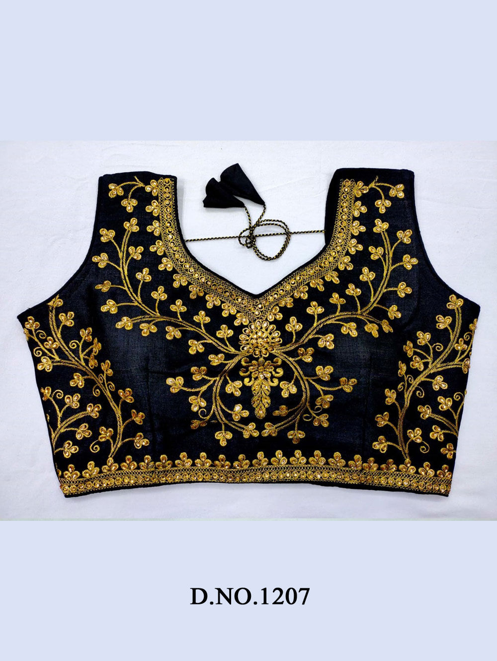 Oxford Blue Party Wear Blouse Collection