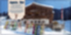 Bruchstall – Illustration der „Bruchstall-Almhütte" im Winter – Werbeagentur Gue Kirchner