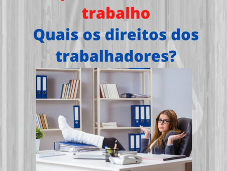 Doenças relacionadas ao trabalho - Quais os direitos dos trabalhadores?