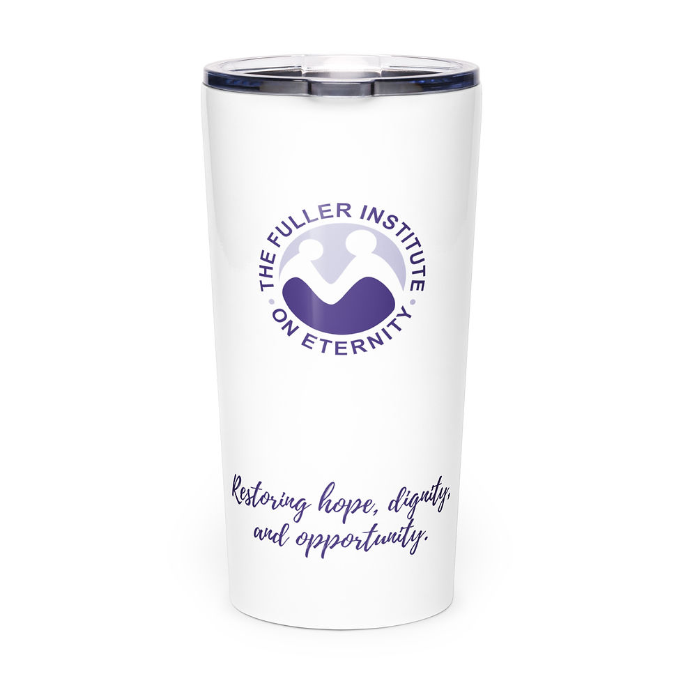 Thumbnail: The Fuller Institute Tapered Stainless Steel Tumbler